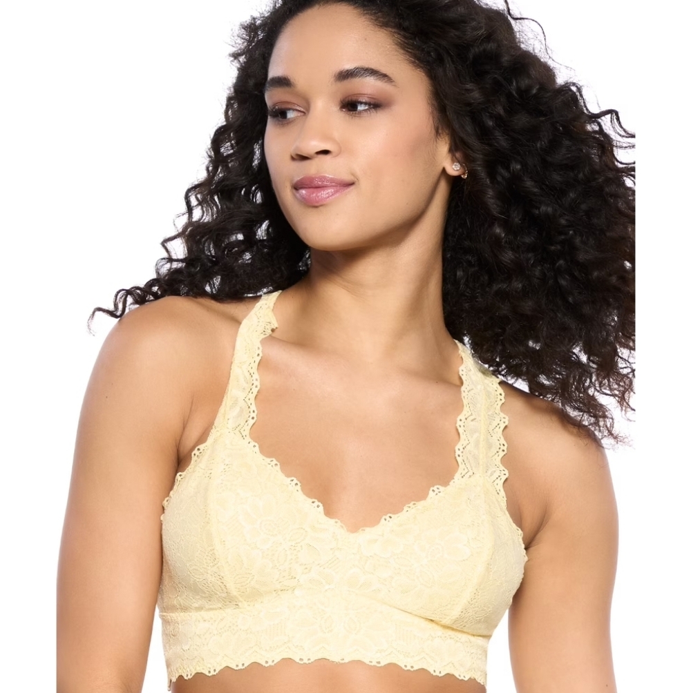 Yellow Lace Bralette